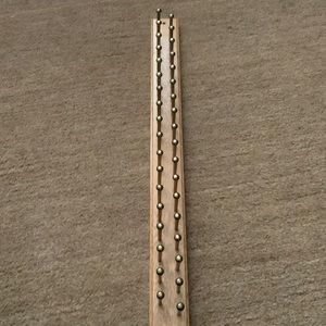Wall mount tie, jewelery, wristband rack